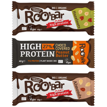 Roobar Proteinriegel mit Schokoladenüberzug